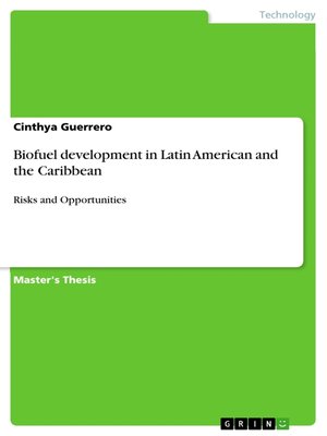 cover image of Biofuel development in Latin American and the Caribbean